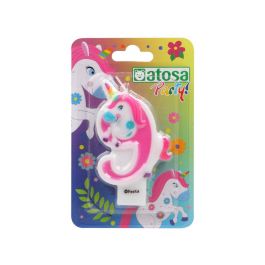 Vela Nº9 Unicornio Multicolor