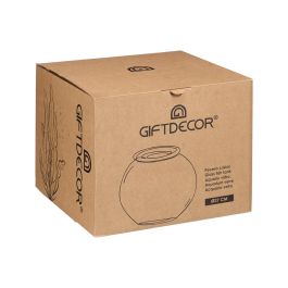 Giftdecor Pecera de Cristal 27 cm, Vidrio Transparente, 27x27x22.5 cm (2 Unidades) Giftdecor Pecera de Cristal 27 cm, Vidrio Transparente, 27x27x22.5 cm (2 Unidades)