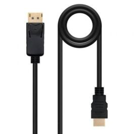 Cable Conversor Nanocable 10.15.4300/ Displayport Macho - HDMI Macho/ 50cm/ Negro Cable Conversor Nanocable 10.15.4300/ Displayport Macho - HDMI Macho/ 50cm/ Negro