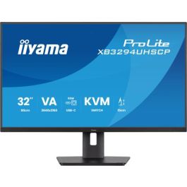 iiyama XB3294UHSCP-B1 Monitor 32" 4K UHD VA 2ms GTG 75Hz 400cd/m² HDR10 16:9 HDMI DP USB-C 95W PD Negro