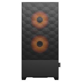Fractal Design Pop Air RGB Orange Core TG Clear Tint Caja Torre PC con Ventana Cristal Templado y RGB Negro Naranja ATX mATX Mini-ITX