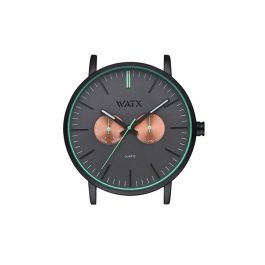 Reloj Unisex Watx & Colors WXCA2723 Negro Gris (Ø 44 mm) Precio: 14.88999985. SKU: B1HYLGRTRT