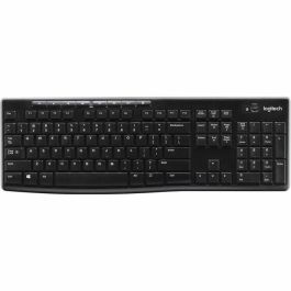 Logitech Teclado K270 Wireless Francés Inalámbrico 2.4 GHz hasta 10m, Resistente a Salpicaduras, Compatible con Windows 7/Vista/XP