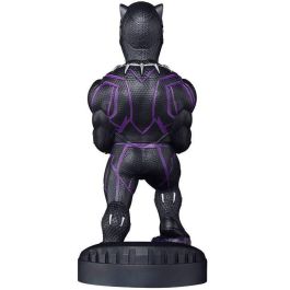 EXQUISITE GAMING Cable Guy Soporte Figura Black Panther Marvel 21cm para Mandos PS5, Xbox, Teléfonos y Mando a distancia
