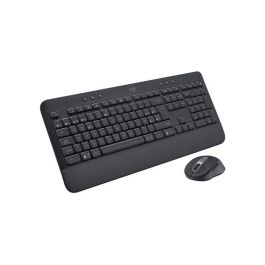 Logitech MK650 Teclado y Mouse Inalambrico, Ergonómico y Silencioso, Combo Profesional para Mayor Productividad