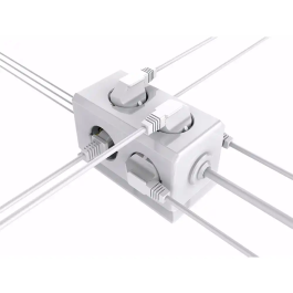 Q-connect Regleta Múltiple 10 en 1 con 6 Tomas, 3 USB y 1 USB-C, Cable 1.4m, 140x76x87mm