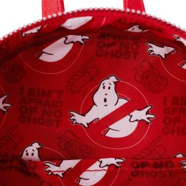 Loungefly Mochila Logo Glow Ghostbusters 26cm Piel Vegana con Detalles Fosforescentes y Forro a Juego