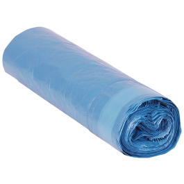 Blanca Bolsa Basura Domestica Azul 52x60cm Galga 70 Rollo 20 Unidades