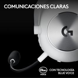 Logitech Auriculares Gaming G Pro X con micrófono cardioide, drivers Graphene 50 mm y tecnología LIGHTSPEED Logitech Auriculares Gaming G Pro X con micrófono cardioide, drivers Graphene 50 mm y tecnología LIGHTSPEED