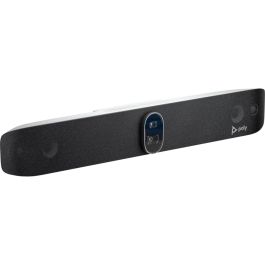 HP Poly Studio X72 & TC10 Barra de Colaboración de Vídeo 4K Ultra HD Zoom 7,3x Negro con Kit de Controlador TC10