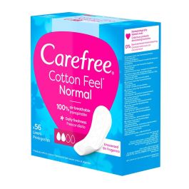 Carefree Protectores Diarios Cotton Sin Fragancia 56 Unidades