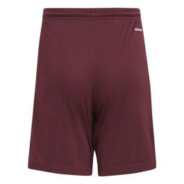 Pantalón Corto Deportivo Adidas Squad 21 Rojo Oscuro