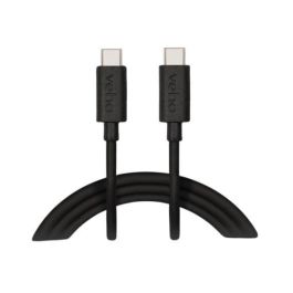 Veho Cable USB-C a USB-C Carga Rápida 60W y Sincronización 480Mbps, 1m, Tacton Negro Duradero