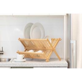Escurreplatos de Bambú Kinvara 43x26.5x36.5 cm - Marrón (6 Unidades) Escurreplatos de Bambú Kinvara 43x26.5x36.5 cm - Marrón (6 Unidades)