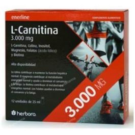HERBORA L-Carnitina 3000mg Solución Líquida con Colina e Inositol Sabor Naranja 12 Ampollas Precio: 26.4999999. SKU: B1E4Z3XZ37