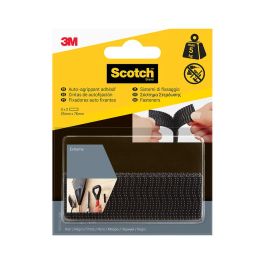 Scotch Tira de autofijación Extreme, negra, 25mmx76mm, 2 uds, cierres reposicionables, rf6731076, máx 5 kg