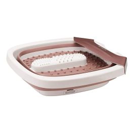 Revlon RVFB7034E Thalasso Baño de pies plegable, Calentador de agua, Burbujas, Masaje Acupresión, Aceites Esenciales, Silencioso