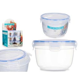 Fiambrera Cilíndrica Hermética Leknes 1.2L, 15.5x10.5x15.5 cm, Transparente (12 Unidades) Precio: 28.49999999. SKU: B1EEQMQJMD