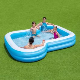 Bestway Piscina Hinchable 2 Camaras Family 305x274x46 cm +3 Años Jardin 54321