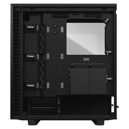 Fractal Design Define 7 Compact Black Midi Tower para PC ATX, Micro-ATX, Micro-ITX, Aluminio y Acero, Hogar/Oficina