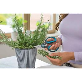 Gardena 12214-20 Tijera Herbcut para Hierbas Leñosas con Corte Bypass y Hojas de Precisión