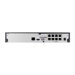 Hanwha Grabador de red NVR 4 canales, 8 puertos PoE 60Mbps HDMI/VGA H.265 1HDD. Wisenet serie A Hanwha Grabador de red NVR 4 canales, 8 puertos PoE 60Mbps HDMI/VGA H.265 1HDD. Wisenet serie A