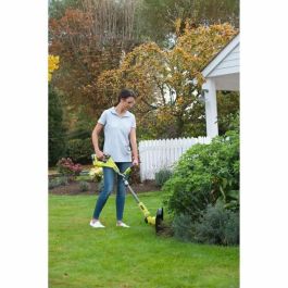 Ryobi RLT1831H25F Recortadora de bordes híbrida 18V con batería 2.5Ah y cargador, doble alimentación, ancho de corte 25-30cm