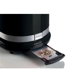 Ariete 149/02 Tostador Moderna 2 Ranuras Negro con Pinzas y 3 Funciones
