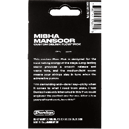 Dunlop Pack 6 Púas Delrin Flow® Misha Mansoor - 0,65 Mm