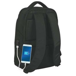 Mochila para Portátil y Tablet con Salida USB The Mandalorian Negro