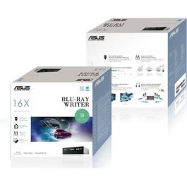 Asus BW-16D1HT Unidad Blu-Ray DVD Combo SATA Interna, Negro - 90DD0200-B20010 - Velocidad escritura 16x DVD, 48x CD-R