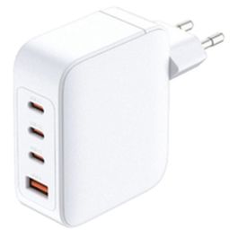 D-Link DCF-141/E Cargador de Pared GaN 140W con 3xUSB-C y 1xUSB-A Carga Rápida Multipuerto para Portátil/Móvil