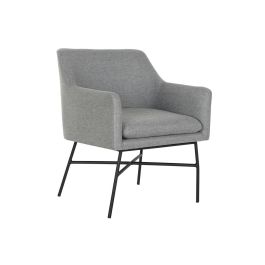 DKD Home Decor Silla Scandi Gris de Poliéster y Metal, Altura Asiento 47 cm, 60.5 Largo x 59.5 Ancho x 78 Alto cm Precio: 110.49999994. SKU: B1GNFVTDMA
