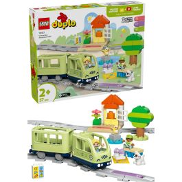 LEGO 10427 DUPLO My Town Tren de aventuras interactivo Juguetes de aprendizaje temprano para niños 2 años