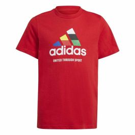 Camiseta de Manga Corta Unisex Adidas Tiro Nations Pack Graphic Rojo Precio: 31.9077. SKU: B18A5C3GGG
