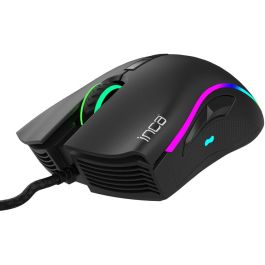 INCA Gaming IMG-349 Ratón Gaming 6400 DPI RGB, 7 Botones, USB, Color Negro