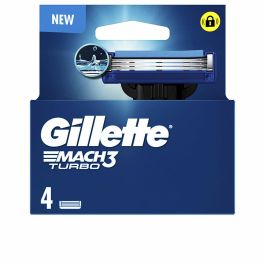 Gillette MACH 3 TURBO Cargador con 4 Recambios para Maquinilla de Afeitar Precio: 14.49999991. SKU: B15AG7SRF4
