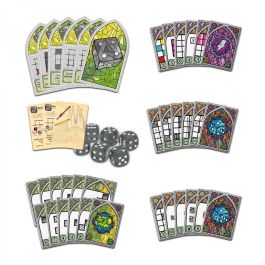 Devir Juego Mesa Sagrada Gloria - Expansión de Grandes Fachadas, Dados de Conflicto, Cartas de Pionero, 1-4 Jugadores, 45 Minutos, Edad 10+