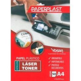 Yosan Papel Plástico Paperplast A4 Película De Poliester 120 Micras Imprimible Paquete 50H Precio: 22.49999961. SKU: S8420466