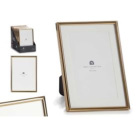 Portafotos Acero Dorado 10x15 cm Giftdecor - Oro, Cristal (36 Unidades) Precio: 74.50000008. SKU: B16C5HKZB9