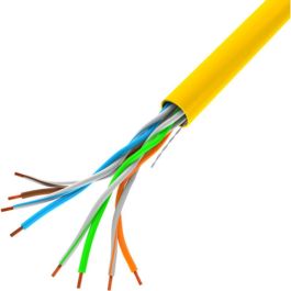 Lanberg Bobina Cable LAN UTP 100Mb/s 305m CCA Amarillo