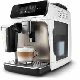 Philips EP2339/40 Serie 2300 Cafetera espresso automática con molinillo LatteGo Blanco Cromo
