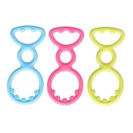 Mordedor de silicona Mascow 18 cm, surtido colores azul, rosa, verde (24 Unidades) Mordedor de silicona Mascow 18 cm, surtido colores azul, rosa, verde (24 Unidades)