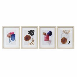Cuadro Moderno DKD Home Decor Multicolor 2 x 45 x 35 cm (4 Unidades) Precio: 20.59000009. SKU: B1K87HKHV6