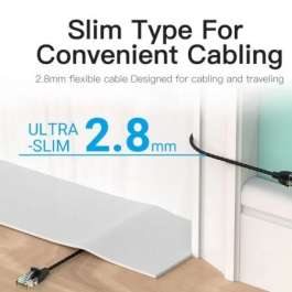 Vention Cable de Red RJ45 UTP Cat.6A IBIBI 3m Negro