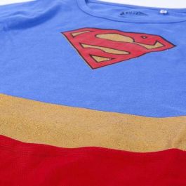 Vestido Superman Azul Rojo 12 Años