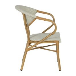 Silla Aguamarina Aluminio-Textileno 57 X 58,50 X 82 cm