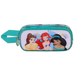 Karactermania Estuche Portatodo Doble 3D Princesas Disney Rainbows 22x8x9,5 cm