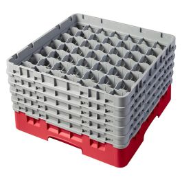 CAMBRO - 49S958-163 - Cesta de lavado 49 comp. 5 alturas - 6 cm Ø máx. - alt. máx. 25,8 cm - 50 x 50 x 30,8 cm - Rojo Precio: 122.9499997. SKU: B13Q5QLQBJ
