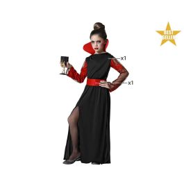 Disfraz Vampiresa Niña Infantil Halloween Mangas Transparentes Talla 3-4 Años